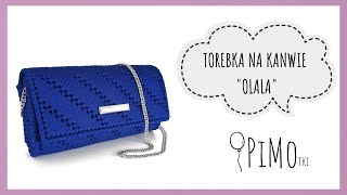 Torebka Wyszywana na Plastikowej Kanwie  Kopertówka quotOLALAquot  Jak zrobić  Plastic Canvas Bag [upl. by Shulamith57]