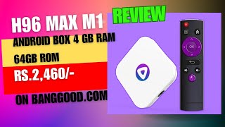 H96 Android box review 64gb memory 4gb Ram banggoodcom [upl. by Zebada284]