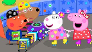 Peppa Pig Goes To The Roller Disco 🐽 Peppa Pig Kids Videos [upl. by Llerdnek]