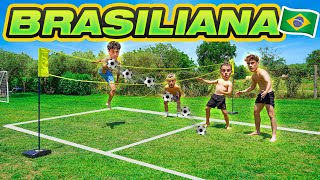 🇧🇷⚽ BRASILIANA FOOTBALL CHALLENGE in Villa Elites FootVolley [upl. by Yelkreb]