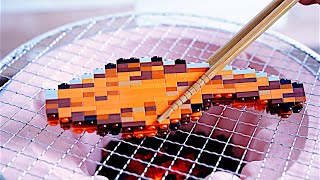 Lego Japanese Breakfast  Lego In Real Life 11  Stop Motion Cooking amp ASMR [upl. by Siednarb]