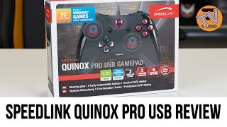 Speedlink QUINOX Pro USB Controller Review  Is The QUINOX The Best PC Gamepad [upl. by Ahsatak]