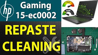 How to Repaste and Clean HP Pavilion Gaming 15 Ec0002  StepbyStep Guide🧹 [upl. by Atteinotna]