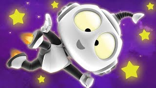 Rob The Robot Episode 1  Splish Splash  Robot Cartoons For Children  Oddbods amp Friends [upl. by Nodababus832]