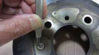 How to remove stripped off retaining screw on brake rotor [upl. by Beau357]