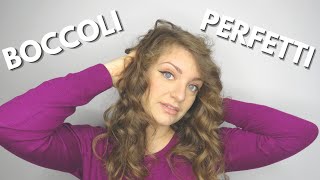 Tutorial per BOCCOLI PERFETTI  Con arricciacapelli Remington [upl. by Plato952]