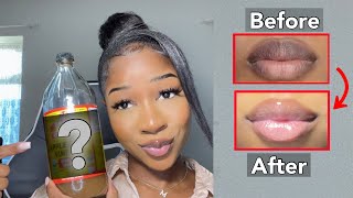 HOW I LIGHTENED MY LIPS QUICK WITH ONE PRODUCT‼️Permanently [upl. by Elleon]