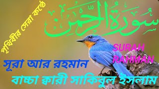 সূরা আর রহমান الرحمنপৃথিবীর সেরা কন্ঠে।।Surah Rahman।।Quri Sakibul Islam।। [upl. by Euqilegna]