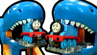 Thomas The Tank Shark Attack Exhibit Take N Play Aquarium Adventure [upl. by Ynatterb]