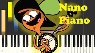 Wander Over Yonder Theme Song Piano Tutorial EASY [upl. by Iralam]