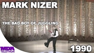 Mark Nizer  The Bad Boy Of Juggling 1990  MDA Telethon [upl. by Tally]