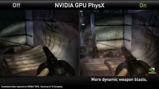 Cryostasis PhysX on vs PhysX off videocomparsion PCGHde [upl. by Eimerej]