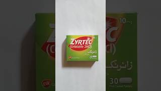 Zyrtec  Cetirizine  10 mg Tablets price [upl. by Winchell477]