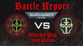 Imperial Knights VS Chaos Knights Warhammer 40K Matched Play Battle Report Pariah Nexus [upl. by Krystle]