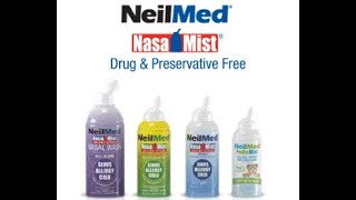 NeilMed NasaMist All in One Multi Purpose Saline Spray [upl. by Bazil]