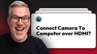 How to connect your camera to your Computer via HDMI cable [upl. by Maxma]