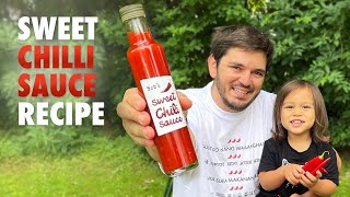 Easy Sweet Chili Sauce Recipe  Home Made Sweet Chilli Sauce [upl. by Jeanelle176]