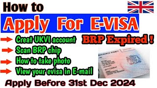 How To Apply EVISA  BRP EXPIRED Complete Process [upl. by Ber]