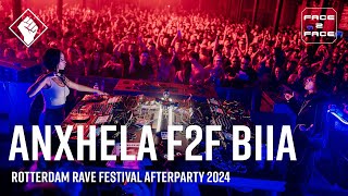 Rotterdam Rave Festival Afterparty 2024 x Face 2 Face  Anxhela F2F BIIA [upl. by Nennahs]