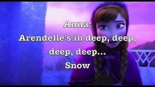 For the First Time in Forever Reprise  Kristen Bell Idina Menzel with Anna and Elsa lyrics [upl. by Aicena]