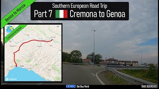 Cremona to Genoa Italy Part 7 of Southern European Road Trip [upl. by Flynn]