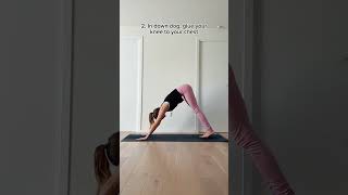 Vinyasa Flow Tip yogaalignment downdog yogatips yogatutorials vinyasaflow vinyasatransition [upl. by Eseila]