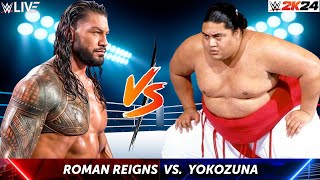 Roman Reigns Vs Yokozuna  Last Man Standing Match [upl. by Enilorak]