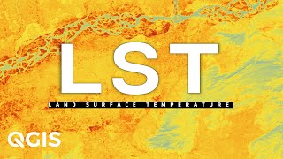 Land Surface Temperature  Calculate LST in QGIS qgis temperature [upl. by Reisch]