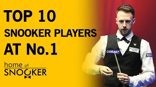 Top 10 Snooker Players With Most Weeks at No 1 [upl. by Alliuqet975]