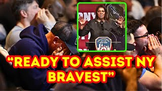 🚨GOOD NEWS NYC Firefighters Who BOOED Letitia James amp Face quotHuntquot from FDNY Commissioner Get Help [upl. by Parrnell]