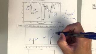 Organic Chemistry II  Solving a Structure Based on IR and NMR Spectra [upl. by Shane112]