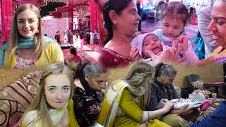 MY WIFE AND KIDS ATTENDING THEIR FIRST PUNJABI WEDDING IN INDIA Viah Da Vlog [upl. by Lecrad130]