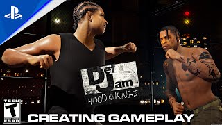 Def Jam Hood Kingz  Creating Gameplay [upl. by Ramilahs]