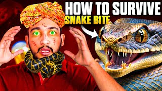 How To Survive a SNAKE BITE [upl. by Assenaj]