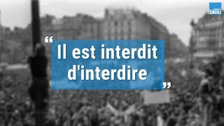 Mai 68 en quelques slogans emblématiques [upl. by Nirro990]