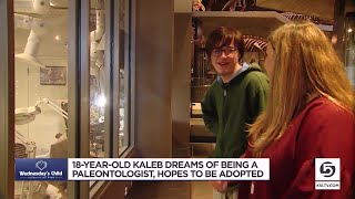 Wednesdays Child 19yearold Kaleb dreams of being a paleontologist hopes to be adopted [upl. by Barraza]