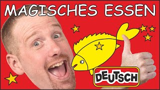 Magisches Essen für Kinder  Deutsche Geschichten mit Steve and Maggie Deutsch [upl. by Sudaorb547]