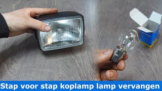 Tomos A35 koplamp vervangen how to lamp vervangen [upl. by Eniarrol992]