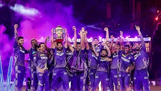 Watch  KKR Celebration With IPL Trophy  KKR IPL Trophy Lifting Moment [upl. by Enrobialc]