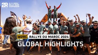 Global Highlights  Rallye du Maroc 2024 W2RC [upl. by Tail]