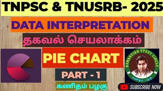 DATA INTERPRETATION  தகவல் செயலாக்கம்  PIE CHART  PART  1 EXPLANATION [upl. by Wichern]