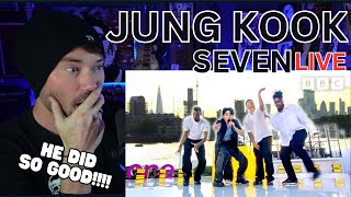 Metal Vocalist First Time Reaction  Jung Kook  Seven Live from London on The One Show  BBC [upl. by Enileoj483]