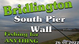 Sea Fishing UK Beach East Coast  Bridlington South Pier  Beach Casting  Fishing [upl. by Bezanson895]