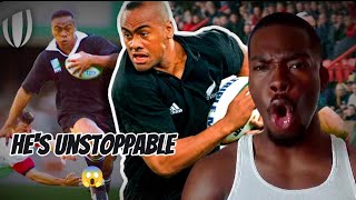 Jonah Lomu Was IMPOSSIBLE to Stop Rugby Reaction [upl. by Yor]