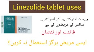 Linezolide tablet uses in Urdu linezolid 600 mg usesnezkil side effects [upl. by Erdua]