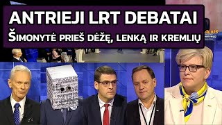 ANTRIEJI LRT DEBATAI  Šimonytė prieš dėžę lenką ir kremlių 🤡  Karalius Reaguoja [upl. by Dennis]