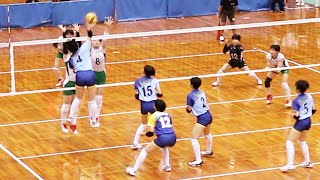 【春高大阪予選】大阪国際滝井高校vs四天王寺高校 第２セット ＜女子バレーボール＞ [upl. by Hafeenah]