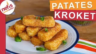 EN PRATİK Patates Kroket Tarifi  Az Malzemeli Çok Lezzetli [upl. by Lina]