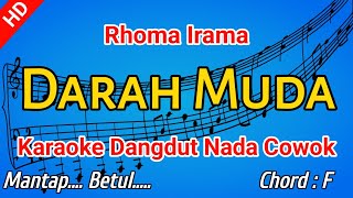 DARAH MUDA KARAOKE RHOMA IRAMA  Versi Soundtrack Film [upl. by Nalepka]