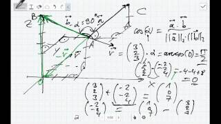 Das VektorproduktVektoradditionZeichnen und Rechnen mit Vektoren [upl. by Noyerb744]